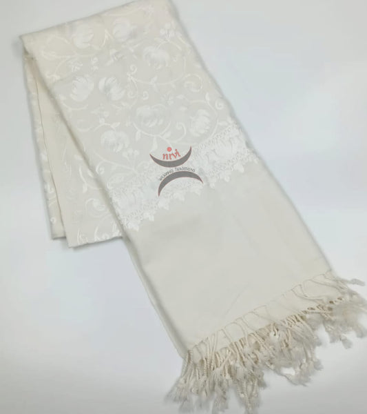 Off white ari work shawl