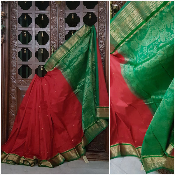 Handloom silk kanjeevaram