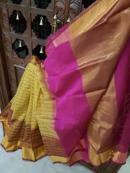 Handloom silk cotton venkatagiri