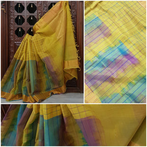 Handwoven silk cotton pochampalli
