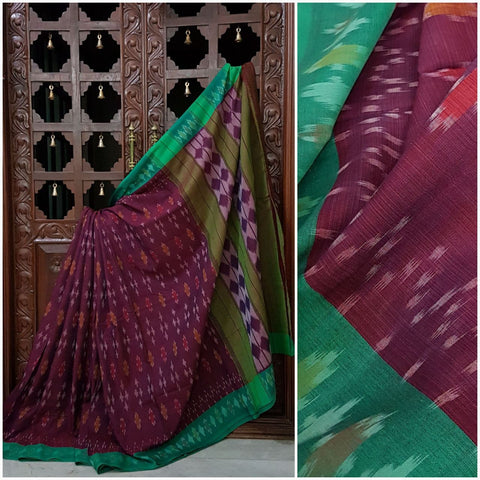 Pochampalli-ikat Handloom Merserised Cotton