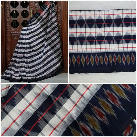 Pochampalli-ikat Handloom Merserised Cotton
