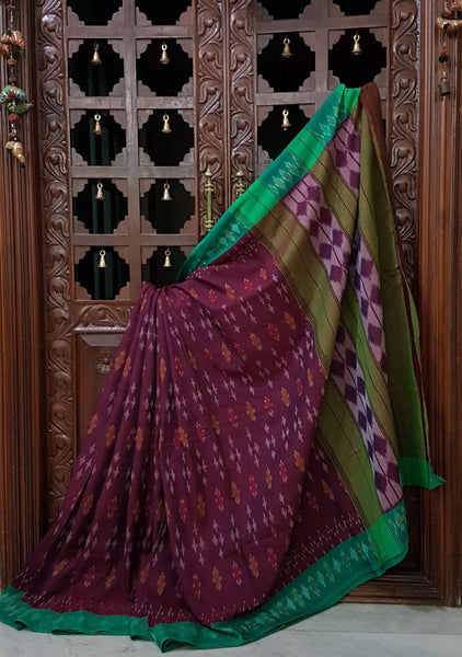 Pochampalli-ikat Handloom Merserised Cotton