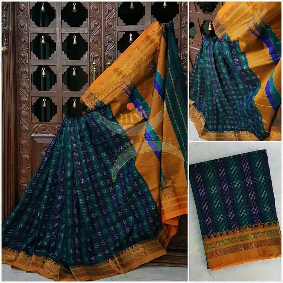 Formal Wear Plain Traditional Ilkal Saree, With blouse piece, 5.5 m  (separate blouse piece) at Rs 500 in Surat