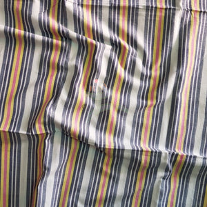 Handloom cotton striped multipurpose sheet. 