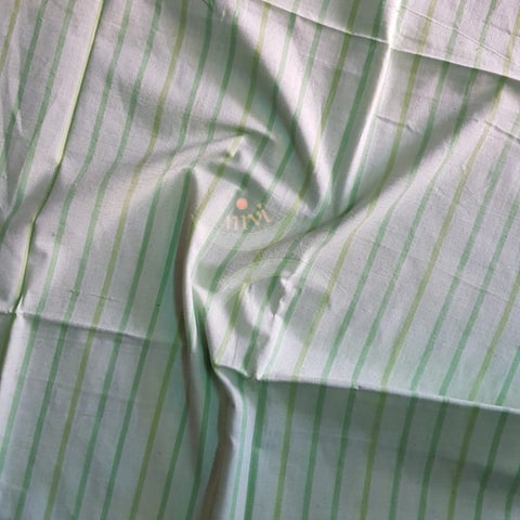 Handloom cotton striped multipurpose sheet. 