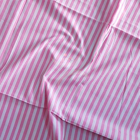 Handloom cotton striped multipurpose sheet. 