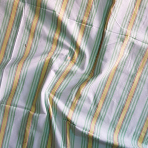 Handloom cotton striped multipurpose sheet. 