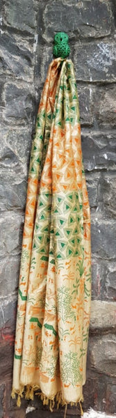 Handloom Muga silk dupatta