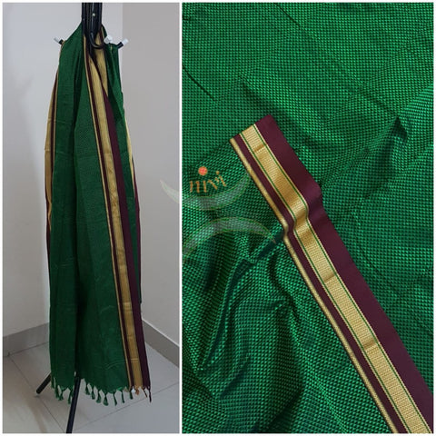 Green khun/khana dupatta
