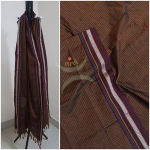 Two tone brown khun/khana dupatta