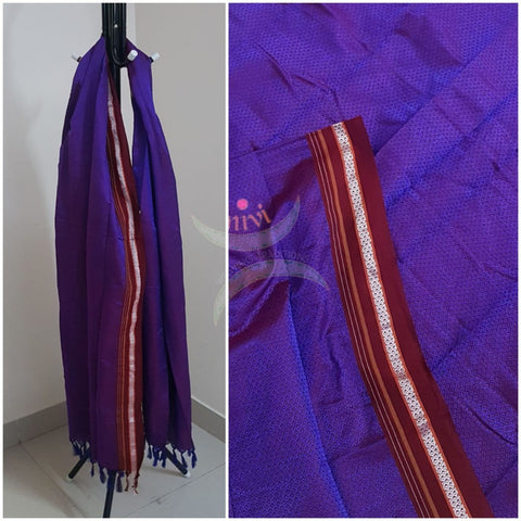 Two tone purple khun/khana dupatta