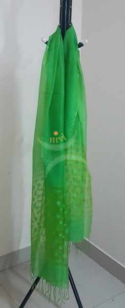 Green kota silk dupatta