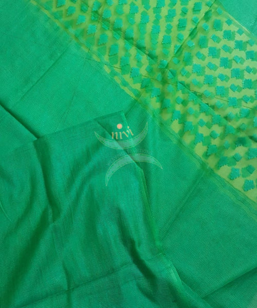 Green kota silk dupatta