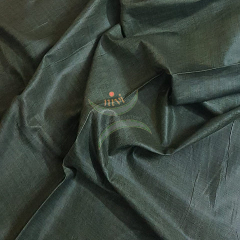 Black silk blend running material