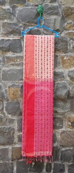 Bengal handloom cotton with fish motif