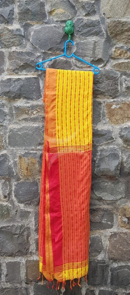 Bengal handloom cotton with fish motif