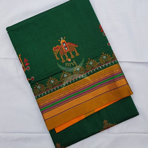 Ilkal blend kasuti embroidered Saree