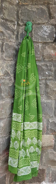 Handblock bagru printed cotton suit with pure cotton duppata