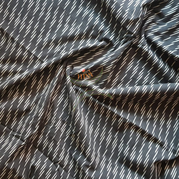 Handloom pochampalli ikat top with warli printed dupatta