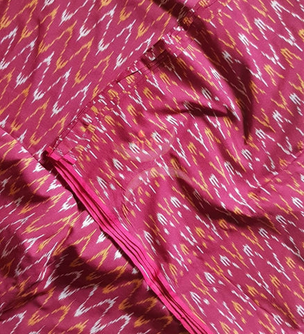Handloom pochampalli ikat cotton fabric of 44 inch width