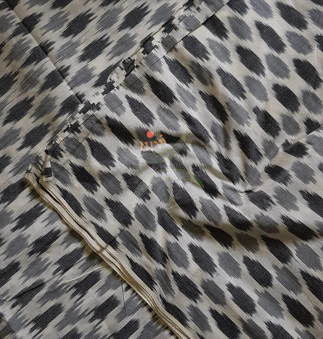 Handloom pochampalli ikat cotton fabric of 44 inch width