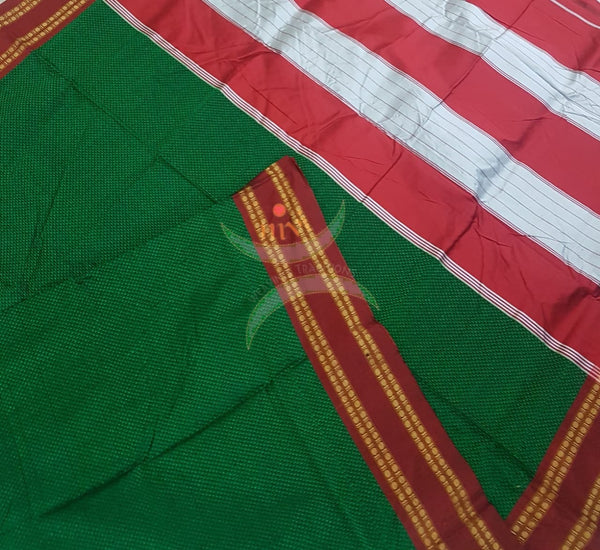 Khun/Khana saree with traditional ilkal pallu