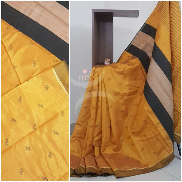 Art silk tussar saree with blouse piece