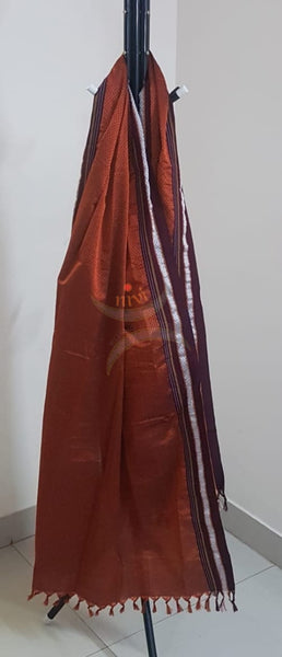 Rust khun/ khana dupatta