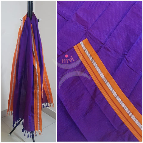 Purple khun/ khana dupatta