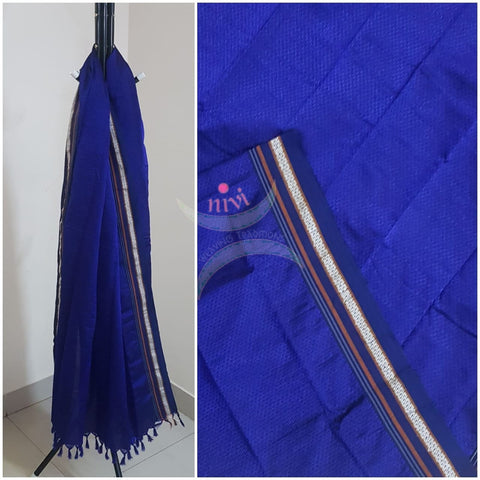 Royal blue khun/ khana dupatta