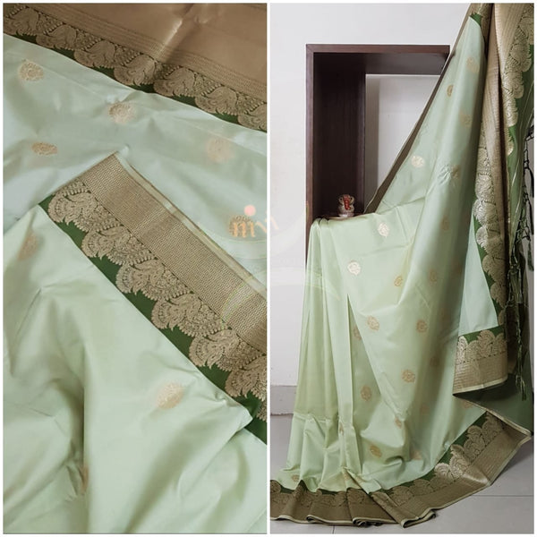 Dupion soft silk with resham light weight saree.