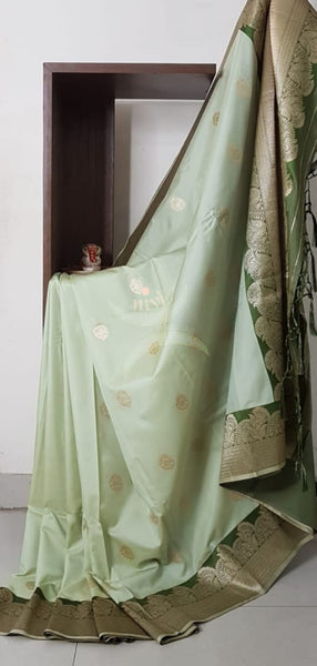 Dupion soft silk with resham light weight saree.