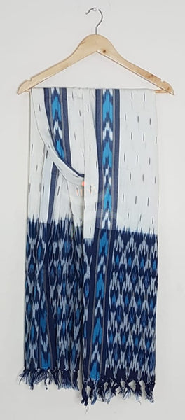 Handloom pochampalli ikat pure cotton 3 piece suit set.