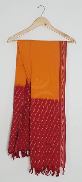 Handloom pochampalli ikat pure cotton 3 piece suit set.