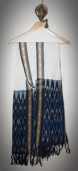 Handloom pochampalli ikat cotton duppata