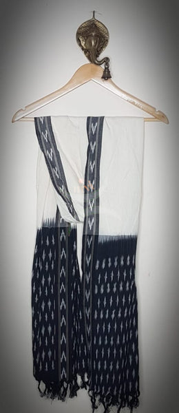 Handloom pochampalli ikat cotton duppata