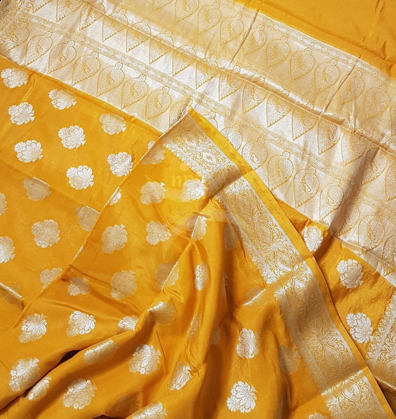 Soft Art silk crepe benares brocade saree