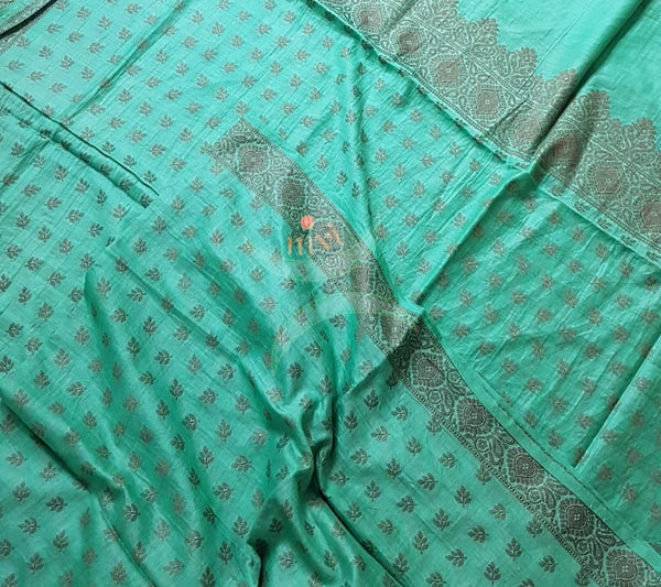 Soft muslin silk benares brocade 3 piece suit