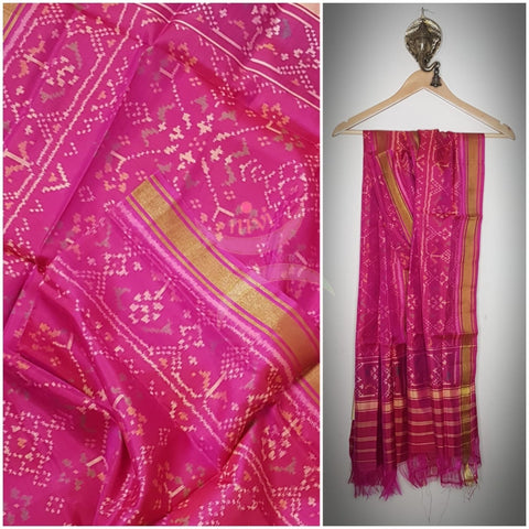 Handloom patan patola pure silk duppata