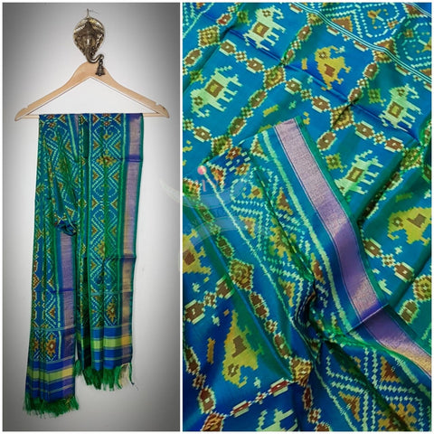 Handloom patan patola pure silk duppata