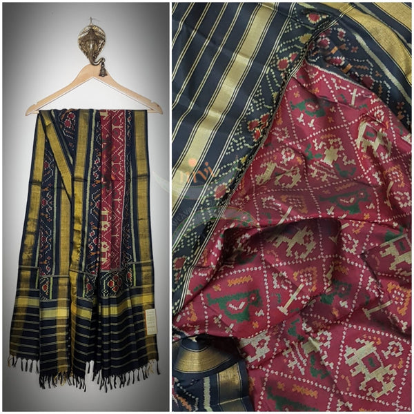 Handloom patan patola pure silk duppata