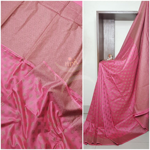 Soft muslin silk benares brocade saree