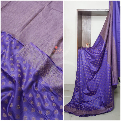 Soft muslin silk benares brocade saree
