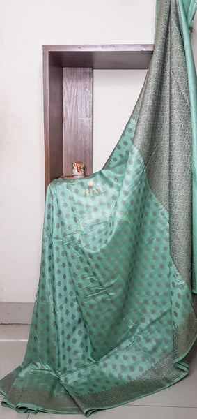 Soft muslin silk benares brocade saree