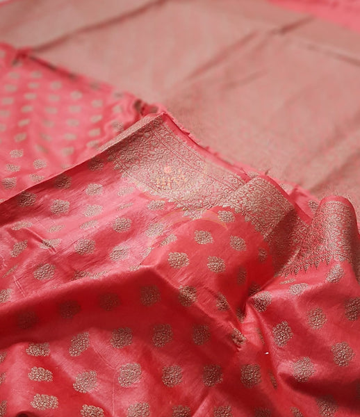 Soft muslin silk benares brocade saree