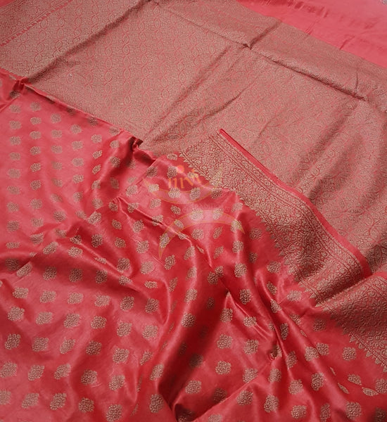 Soft muslin silk benares brocade saree