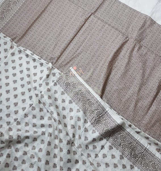 Soft muslin silk benares brocade saree