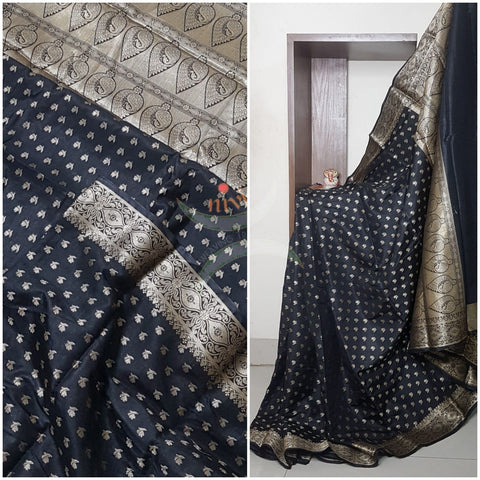 Soft Art silk crepe benares brocade saree
