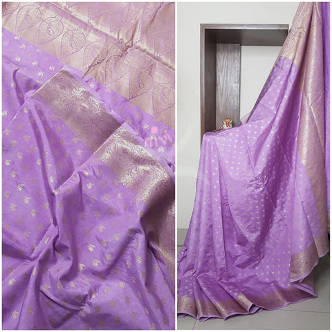 Soft Art silk crepe benares brocade saree